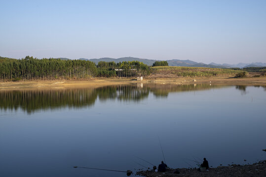 湖景自然风光