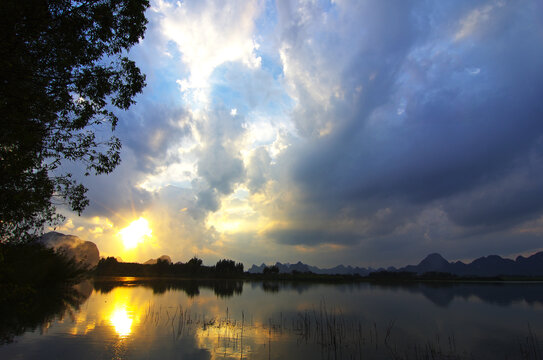 夕阳风景