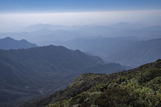 自然山景