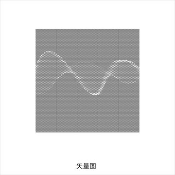 动感镂空图案