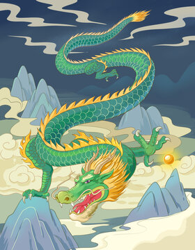 四大神獸青龍