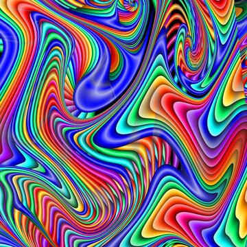 五彩抽象立體底紋背景