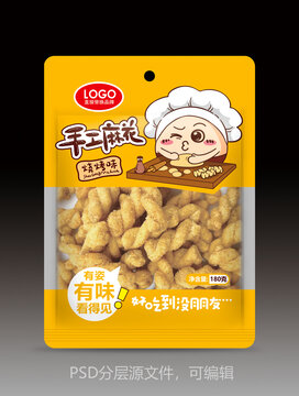 麻花燒烤味