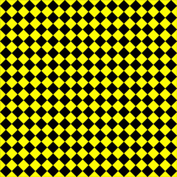 黄黑棋盘棋盘格图案