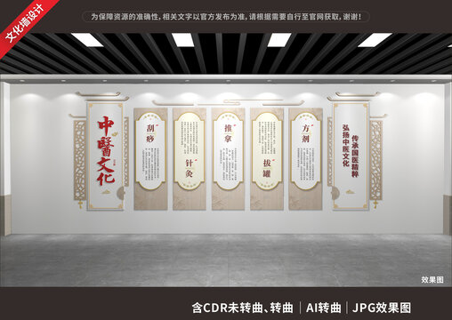中醫(yī)文化展示展廳墻