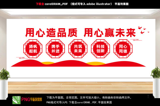 揚(yáng)帆起航文化墻