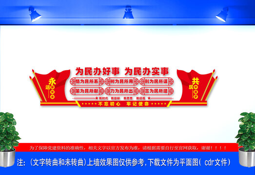 為民辦好事文化墻