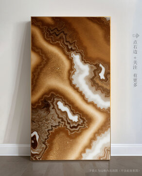 玄關(guān)大理石背景墻抽象畫