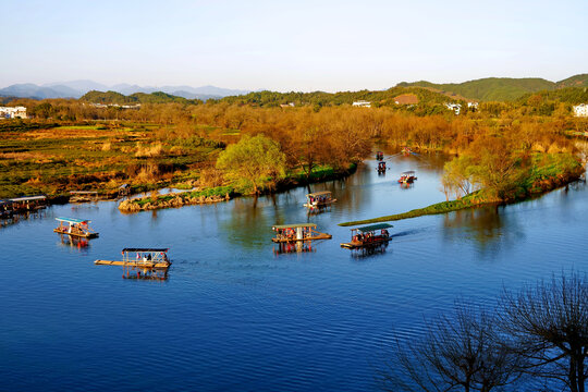 婺源月亮湾全景