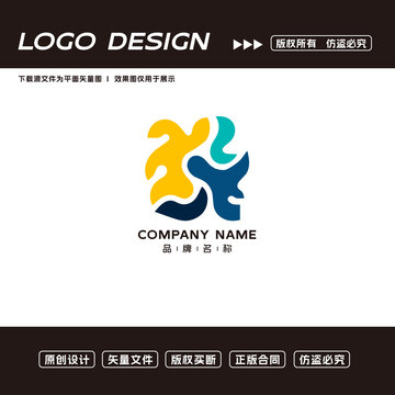 舞蹈教育logo标志