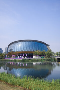 中国浙江杭州拱墅运河体育公园