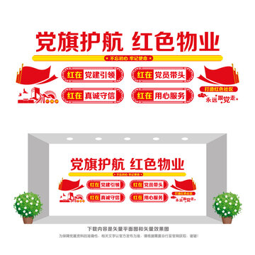 紅色物業(yè)文化墻