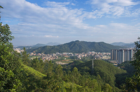 山村航拍风景