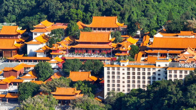 深圳弘法寺鸟瞰