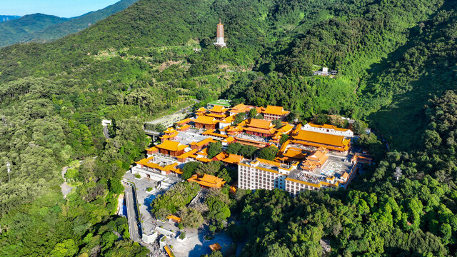 深圳弘法寺鸟瞰