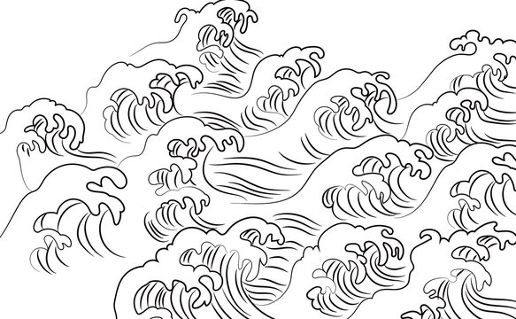 海水紋背景