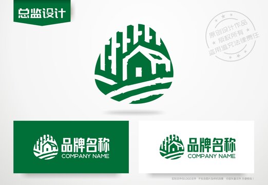 木屋logo新农业标志