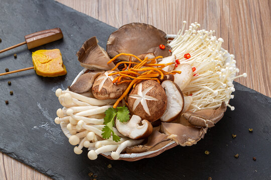 串串火锅配菜香菇金针菇