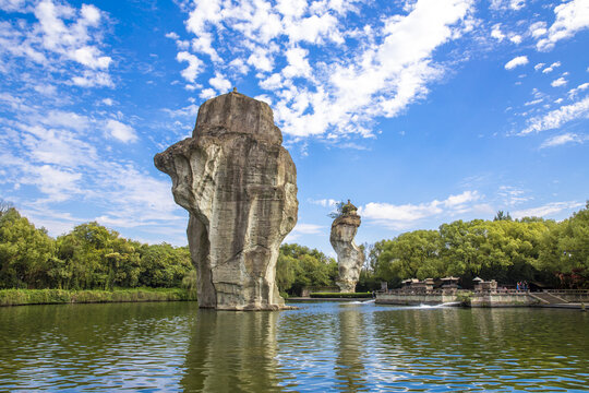 绍兴柯岩风景区