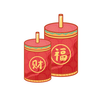 國潮春節(jié)鞭炮