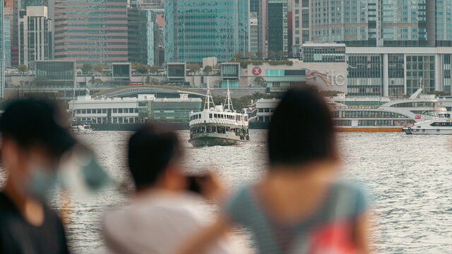 香港维多利亚港渡海小轮