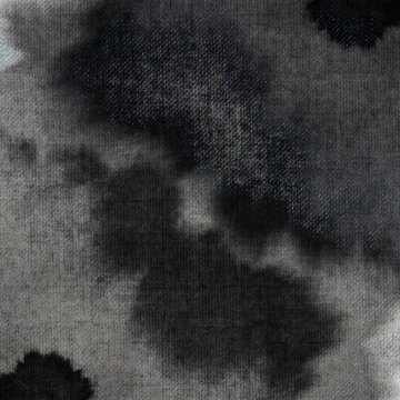 黑白水墨暈染