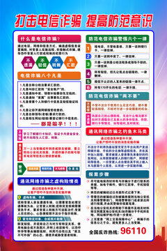 電信詐騙宣傳