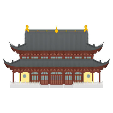 大雄寶殿正立面效果