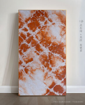 簡(jiǎn)約大理石紋抽象畫(huà)