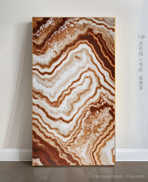 玄關(guān)大理石背景墻抽象畫