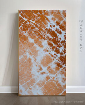 玄關(guān)大理石背景墻抽象畫