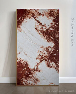 玄關(guān)大理石背景墻抽象畫