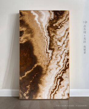 抽象大理石玄關(guān)裝飾畫