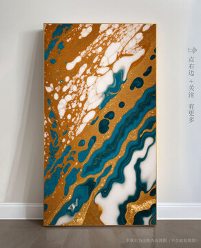 豎版抽象裝飾畫