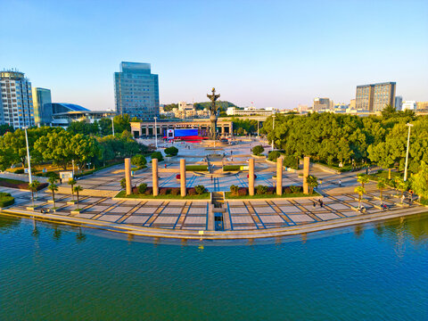 芜湖镜湖公园鸠兹广场