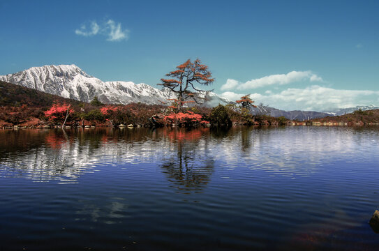 雪域山水风光