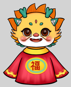 龍年形象IP龍小福