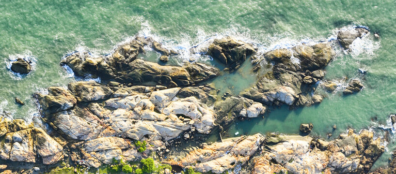 海南文昌木兰湾海浪