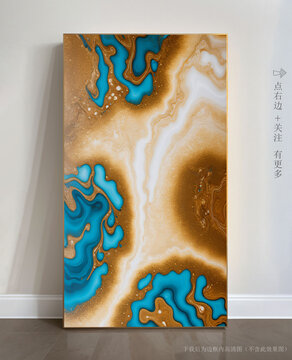 玄關(guān)大理石背景墻抽象畫
