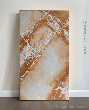 抽象大理石玄關(guān)裝飾畫