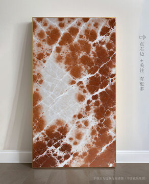 客廳大理石紋玄關(guān)背景墻
