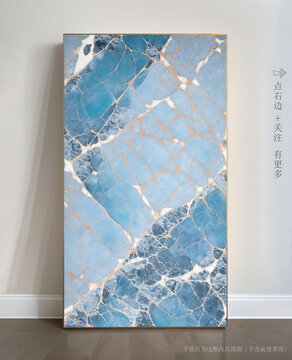玄關(guān)大理石背景墻抽象畫