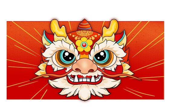 龍年獅頭紅包