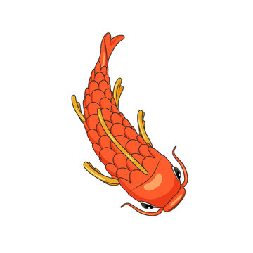新年吉祥富貴活動幸運錦鯉插畫