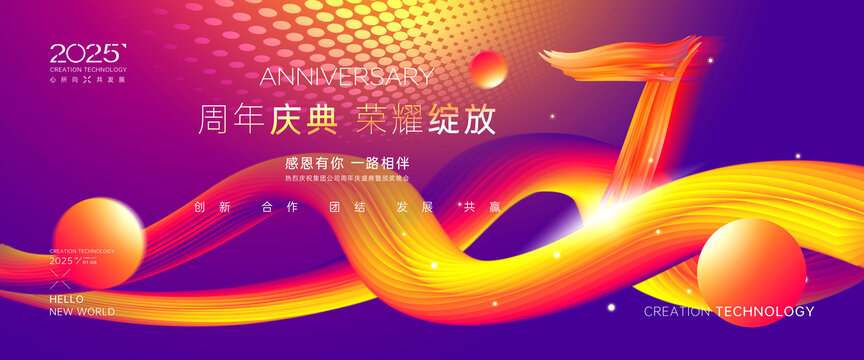 7周年海报