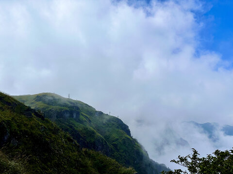 武功山顶峰