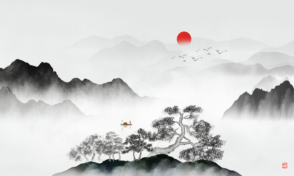 山水畫