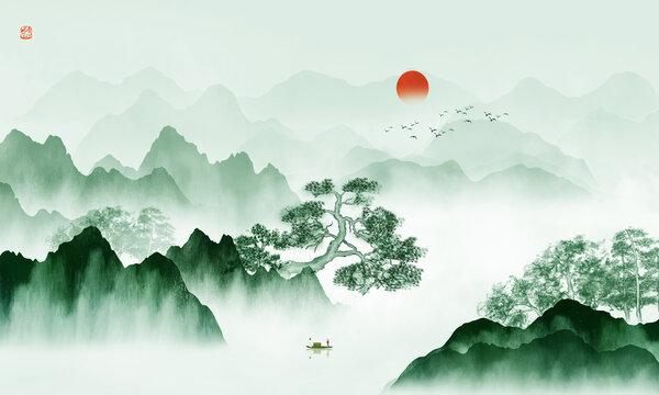 青綠山水
