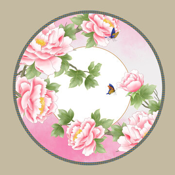 餐具花紙
