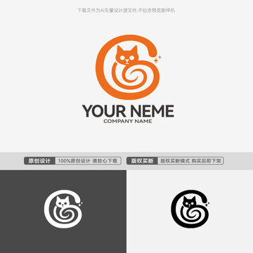 猫LOGO设计